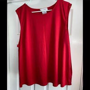 Red Tank top- Sags Harbor 3x